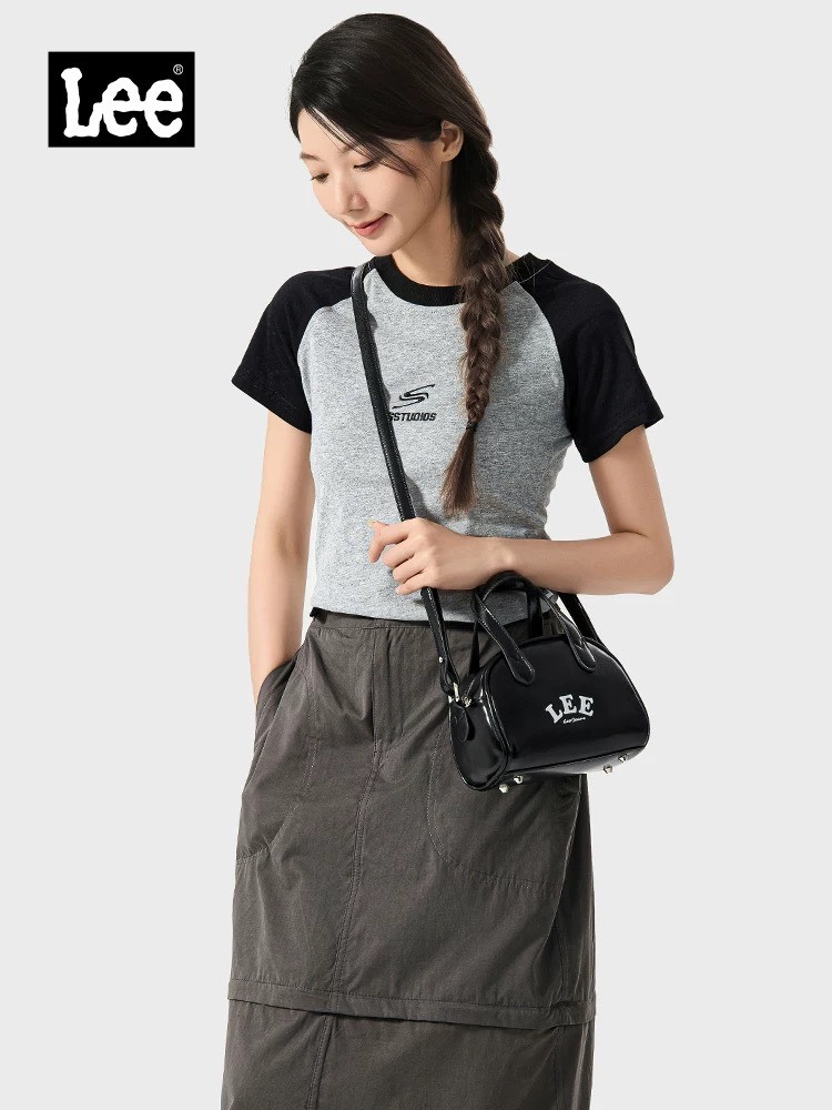 KTQ STORE ‧ LEE 復古波士頓 手提肩背兩用包 三色