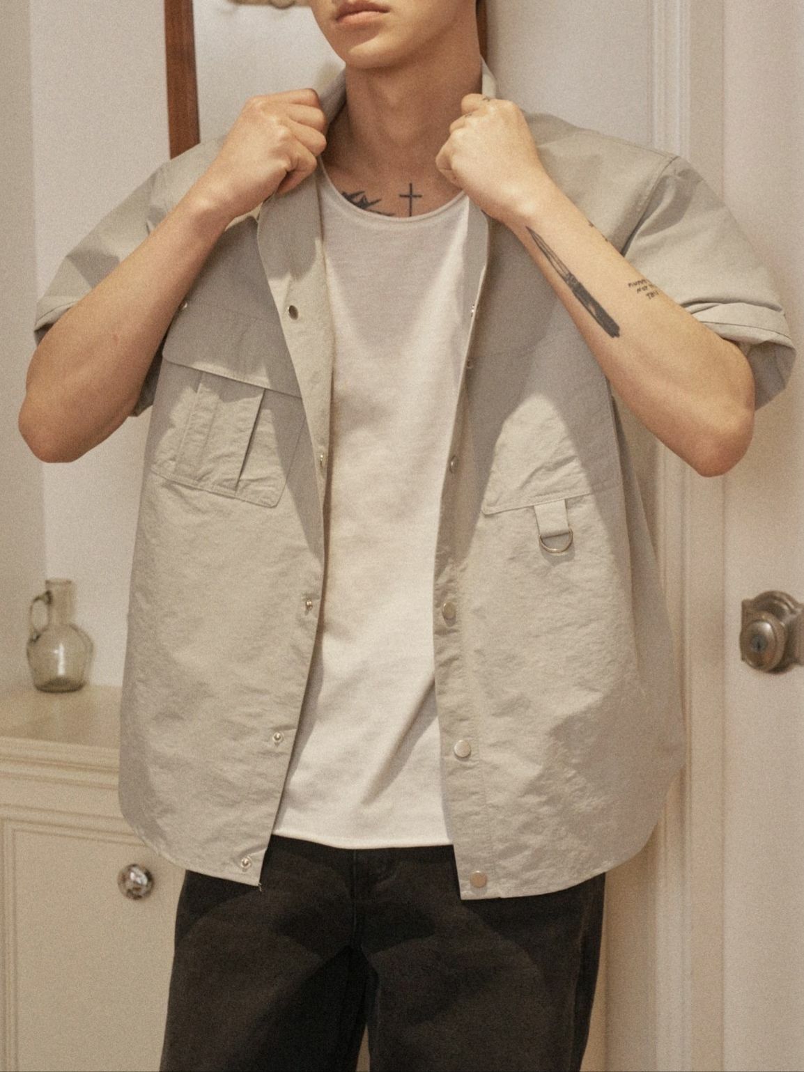 淨色短袖恤衫 OUR ROOM-071S