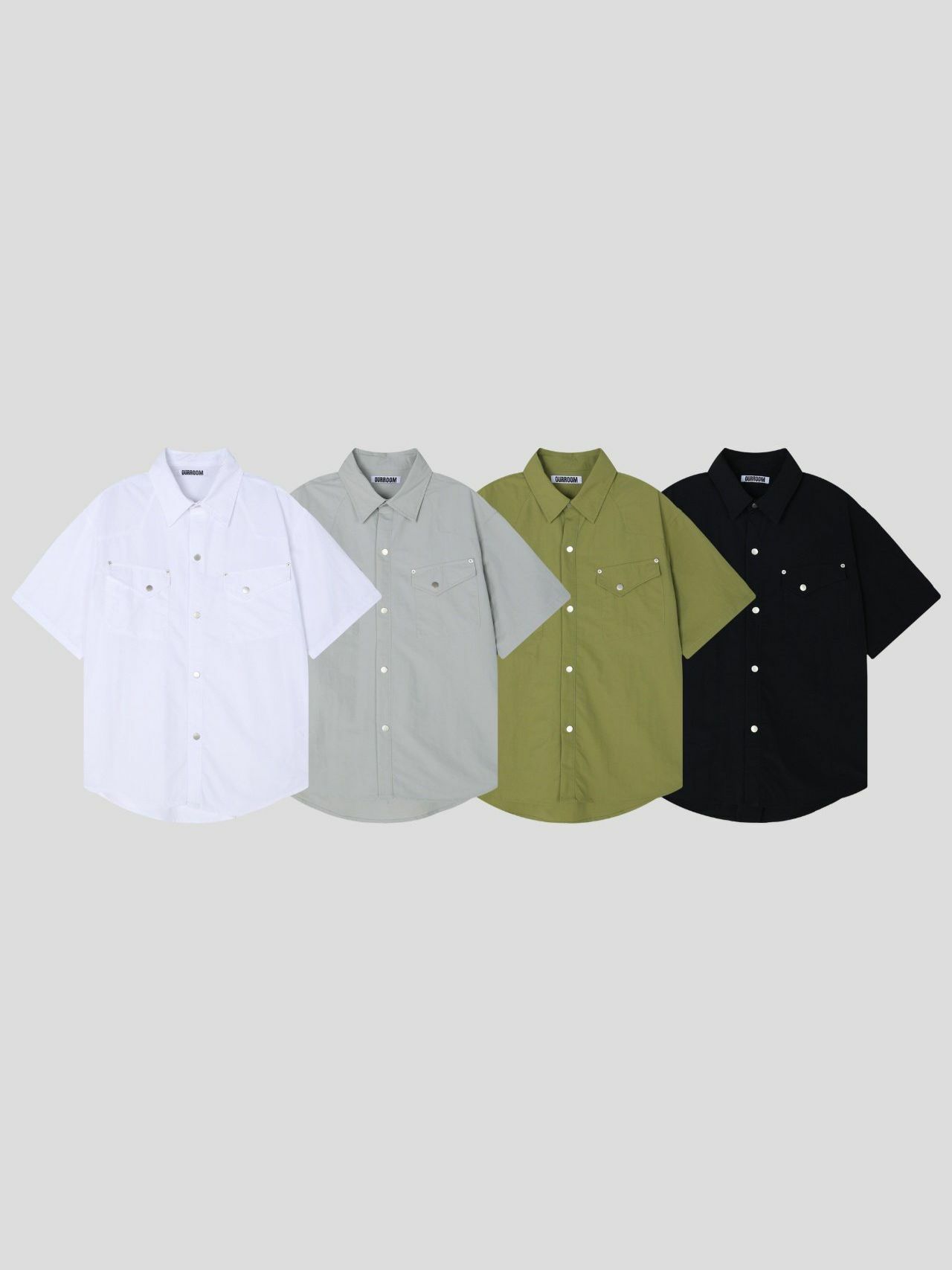 淨色短袖恤衫 OUR ROOM-072S