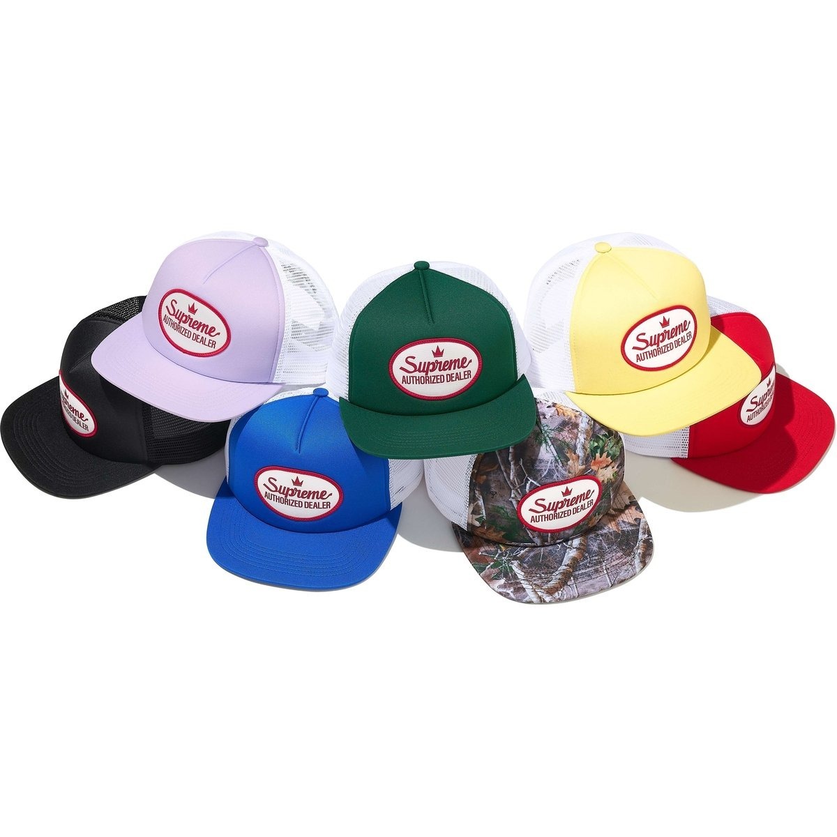 2025SS SUPREME Authorized Mesh Back 5-Panel 網帽 帽子 卡車司機帽 現貨