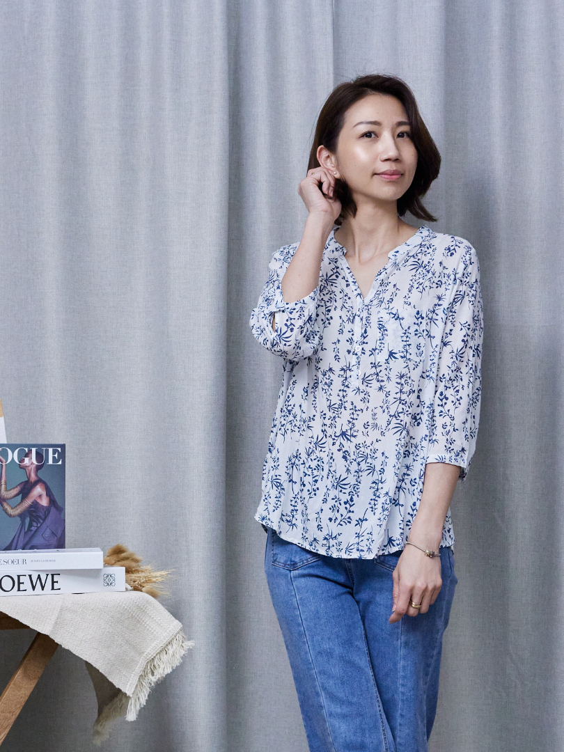 小花樣大魅力。夏日棉麻印花襯衫