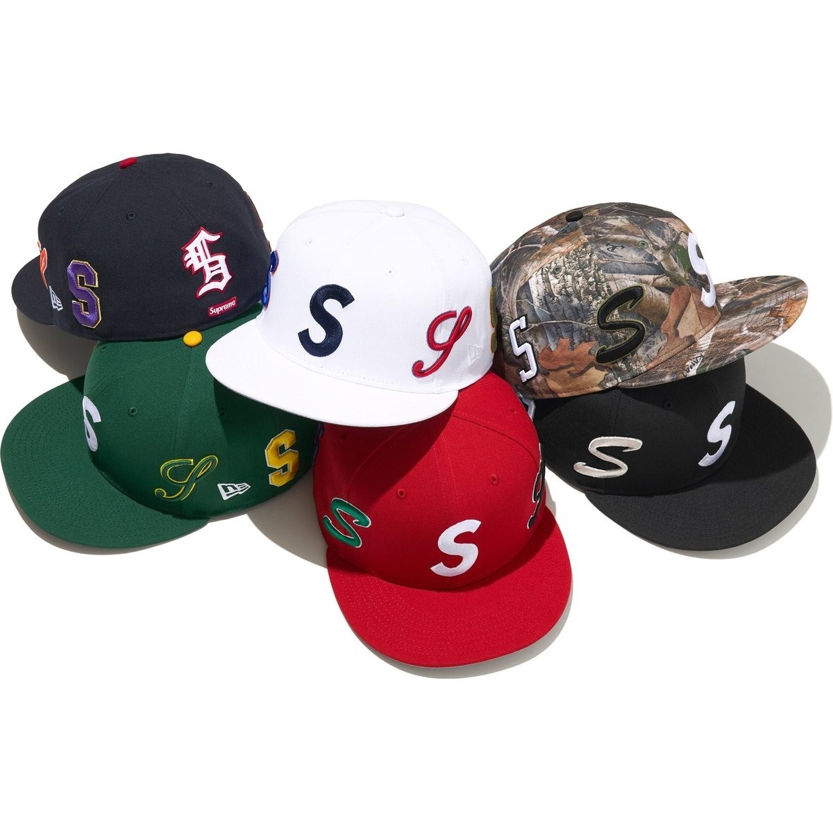 2025SS Supreme Multi S Logo New Era 樹紋 迷彩 棒球帽 帽子 現貨