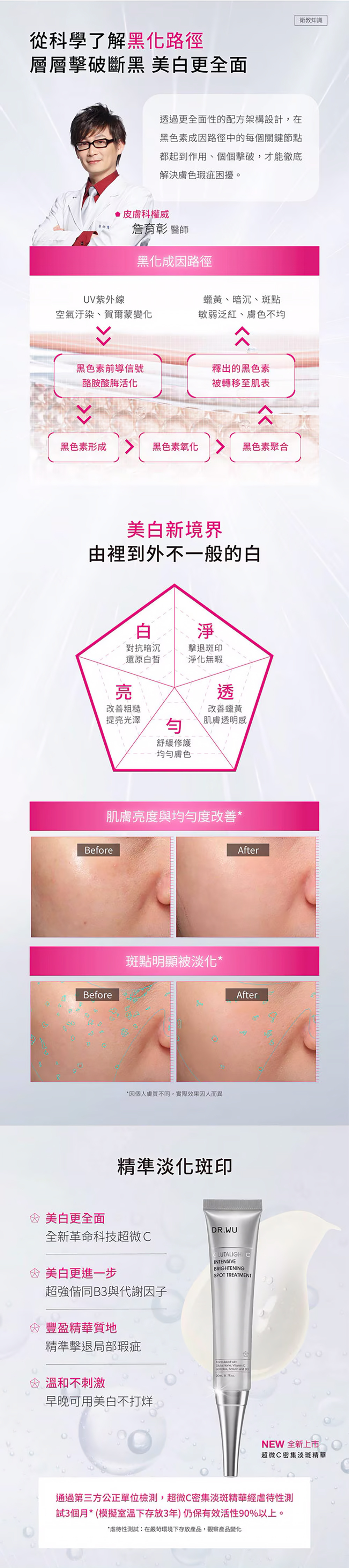 DR WU 超微C密集淡斑精華20ml