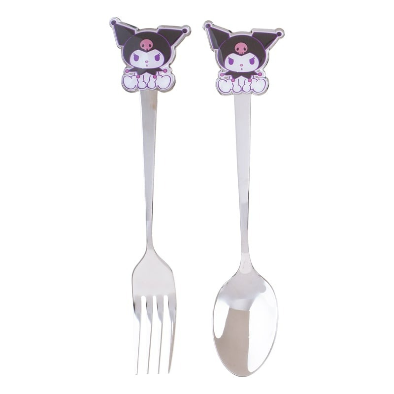Sanrio 不鏽鋼叉匙餐具套裝連收納袋