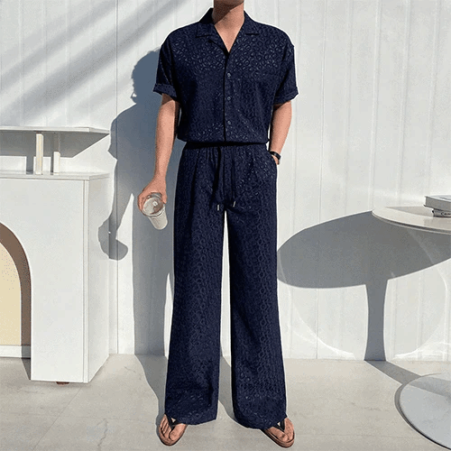 波特提花開領襯衫