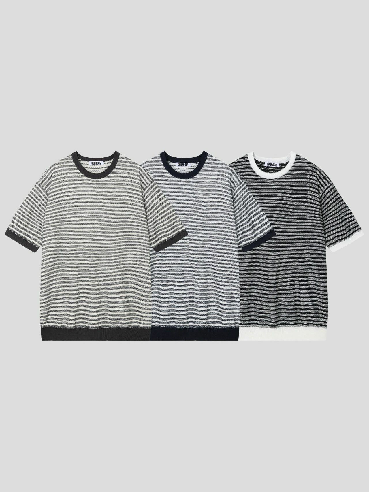 橫間短袖Tee OUR ROOM-080T