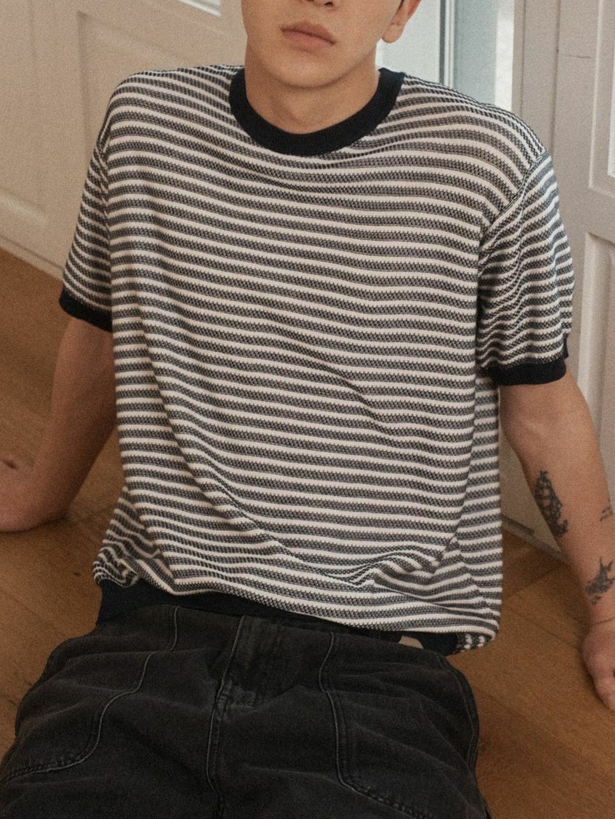 橫間短袖Tee OUR ROOM-080T