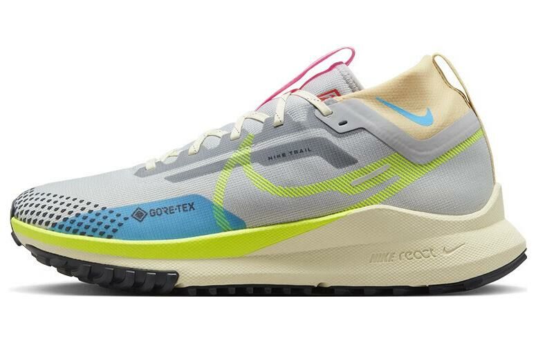 【代購】Nike React Pegasus Trail 4 Gore Tex Wolf Grey Volt
