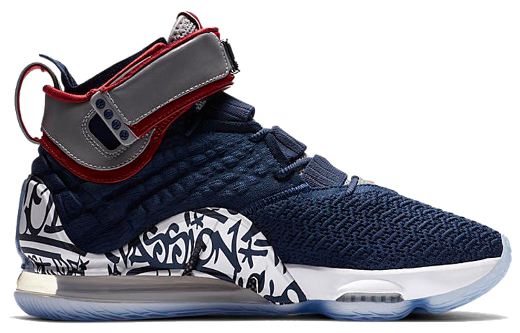 【代購】Nike LeBron 17 EP LeBron 4 Cold Blue Graffiti