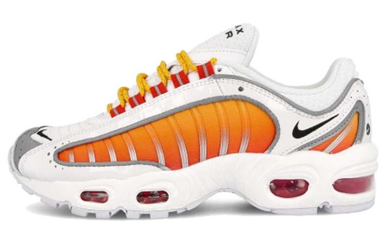 【代購】Nike Air Max Tailwind 4 White University Gold Habanero Red Women's