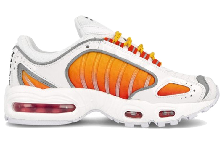 【代購】Nike Air Max Tailwind 4 White University Gold Habanero Red Women's