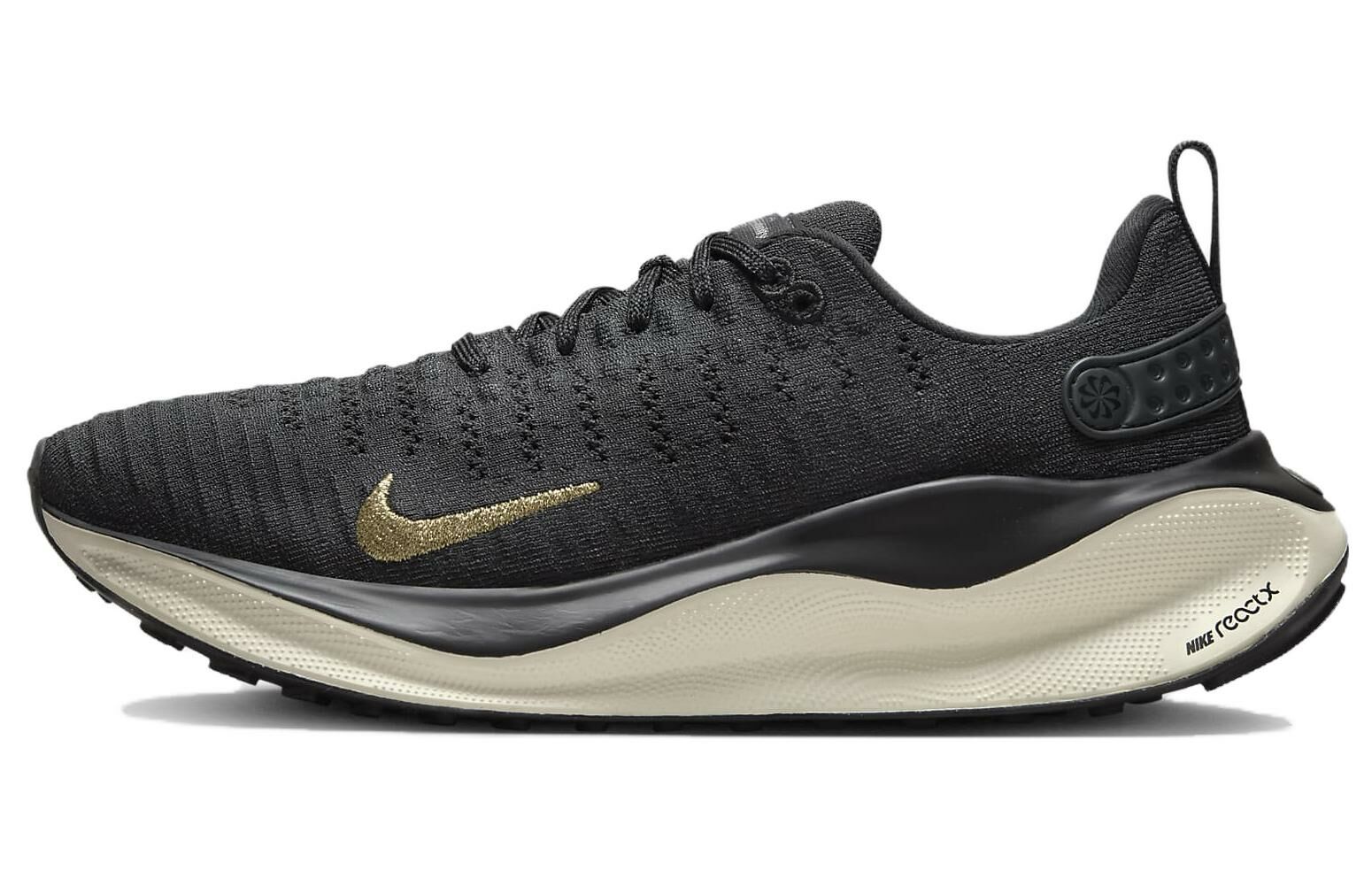 【代購】Nike ReactX Infinity Run 4 'Dark Smoke Grey Metallic Gold' Women's