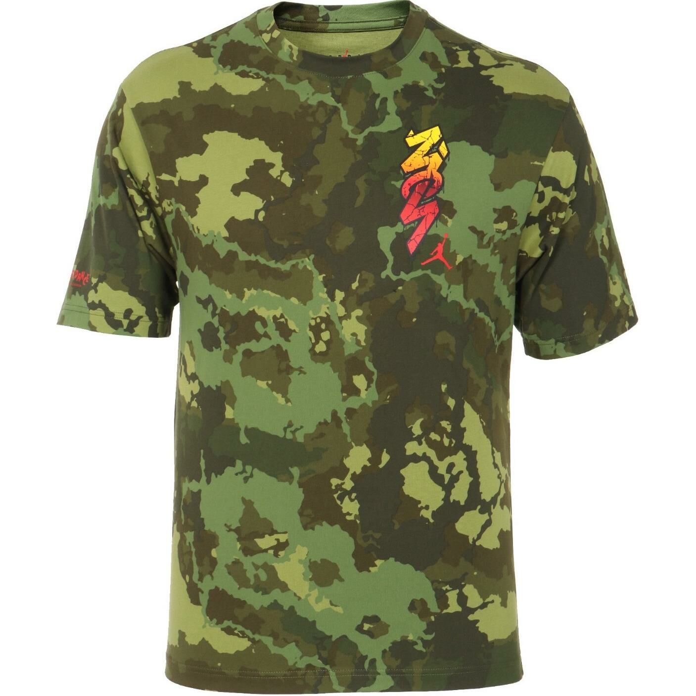 【代購】Nike x Jordan T-Shirt Men's Green Camouflage