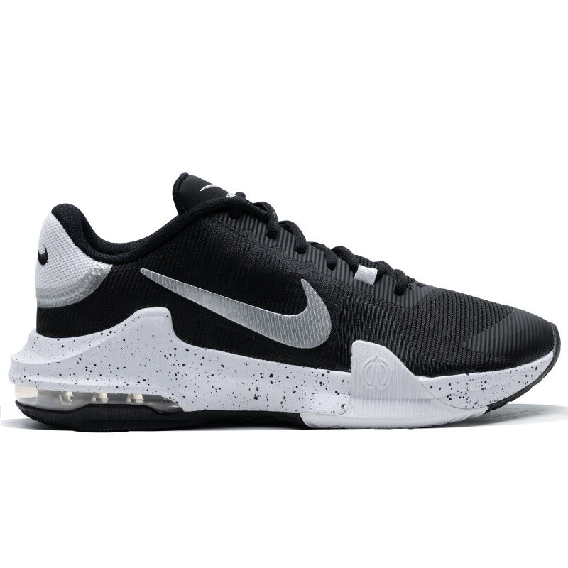 【代購】Nike Air Max Impact 4 Low Top Basketball Shoes Men's Black White