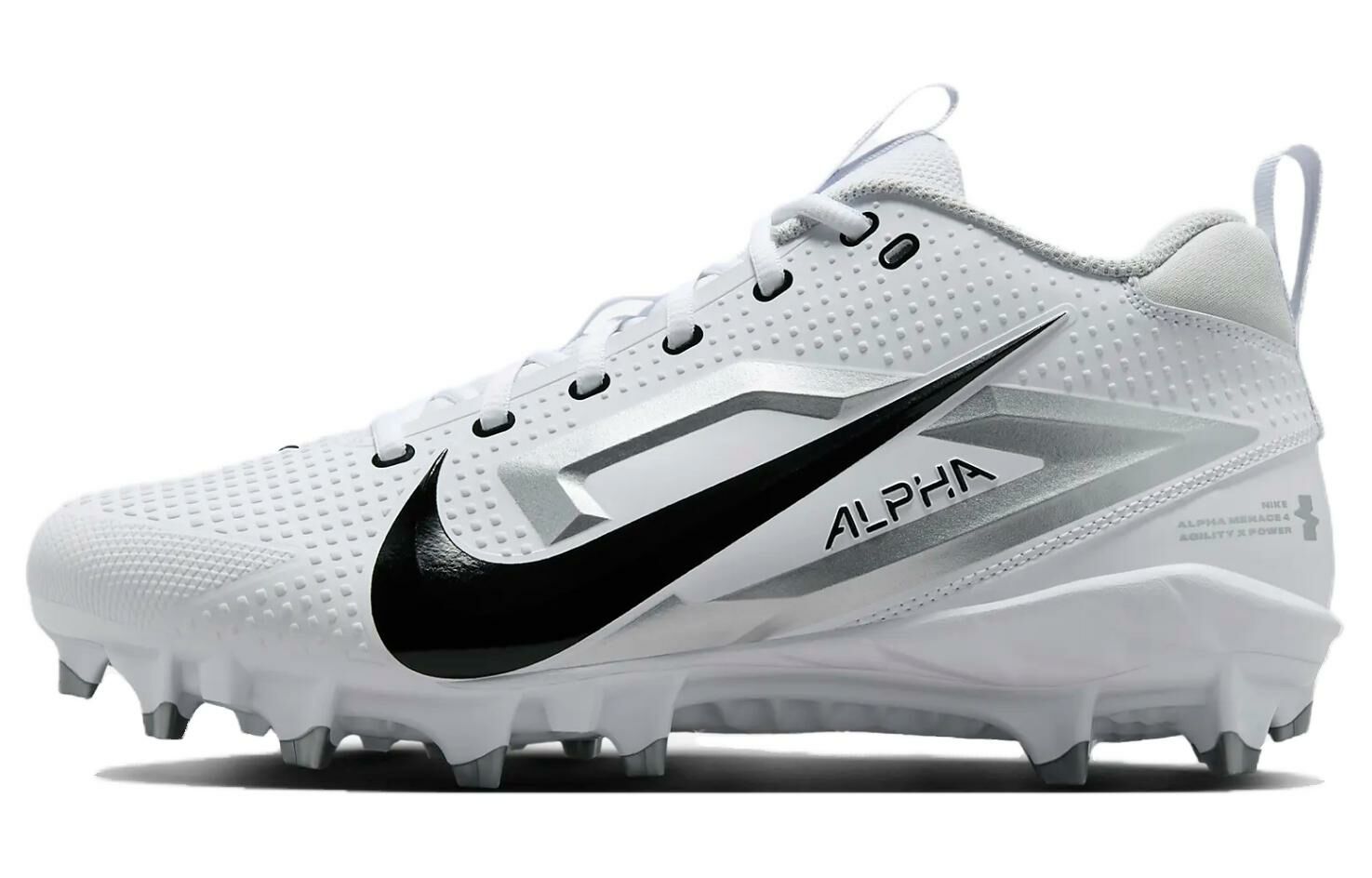 【代購】Nike Alpha Menace 4 Varsity 'White Metallic Silver'