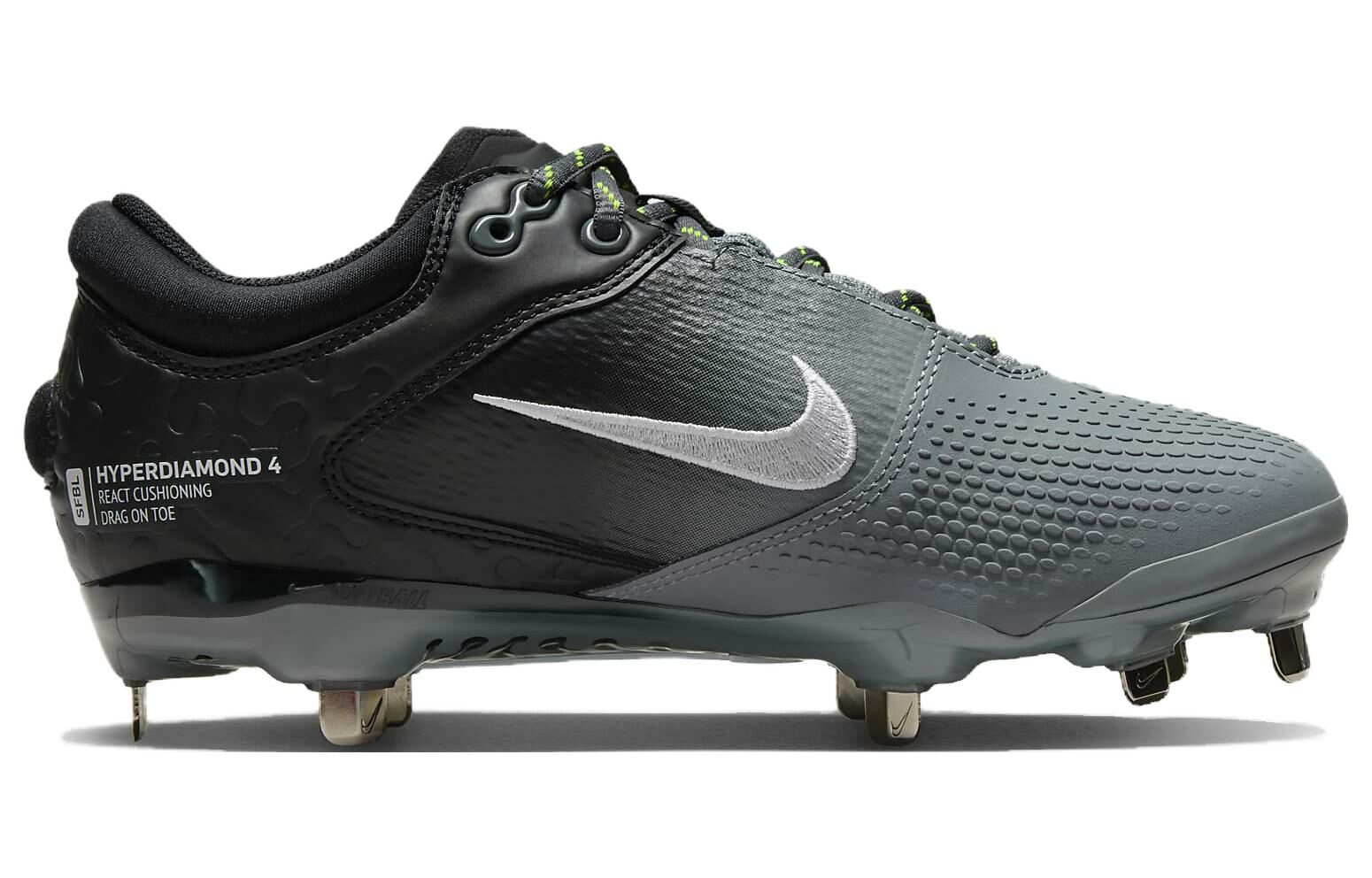 【代購】Nike Hyperdiamond 4 Elite 'Black Cool Grey' Women's