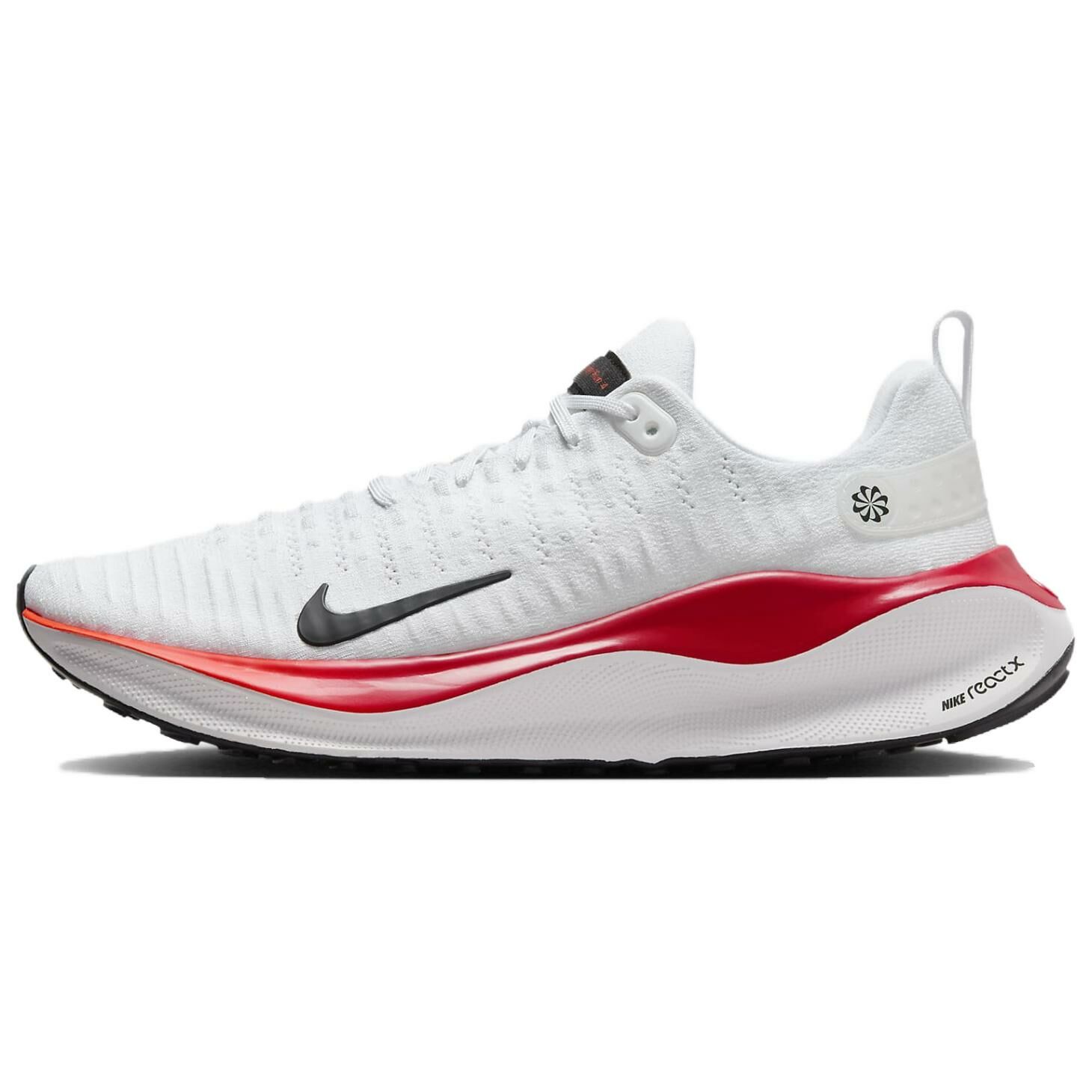 【代購】Nike React Infinity Run Flyknit 4 Slip-Resistant Low-Top Running Shoes Men's White Red
