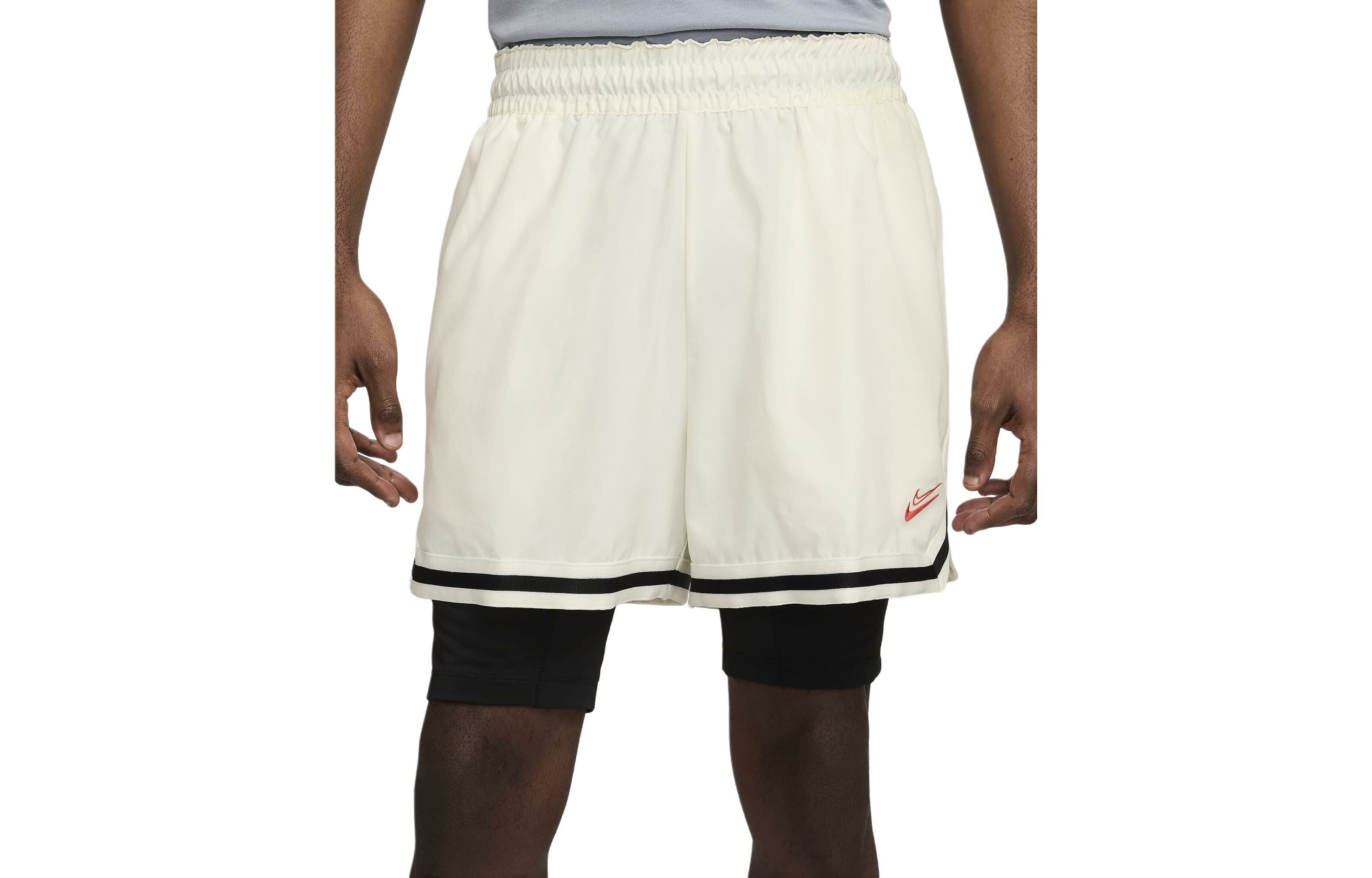 【代購】Nike 4' DNA 2 in 1 Basketball Shorts Casual Shorts Men's White