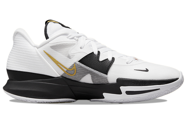 【代購】Nike Kyrie Low 5 'White Black Metallic Gold'
