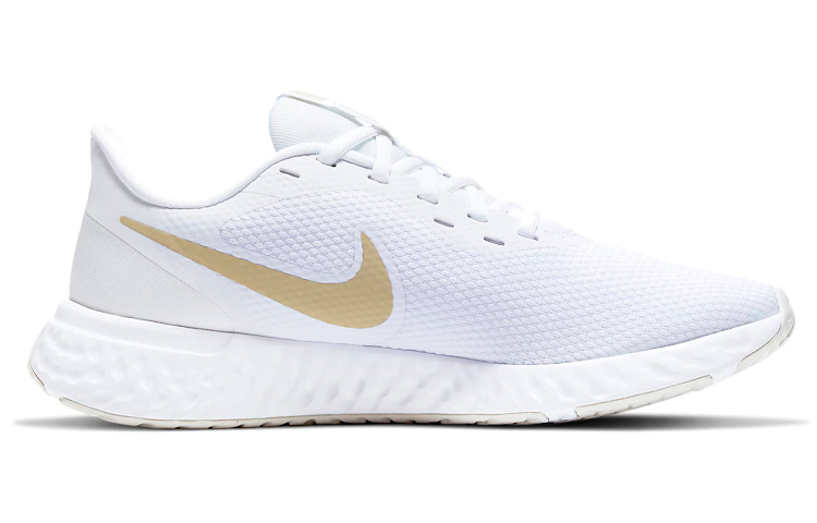 【代購】Nike Revolution 5 White/Gold Women's