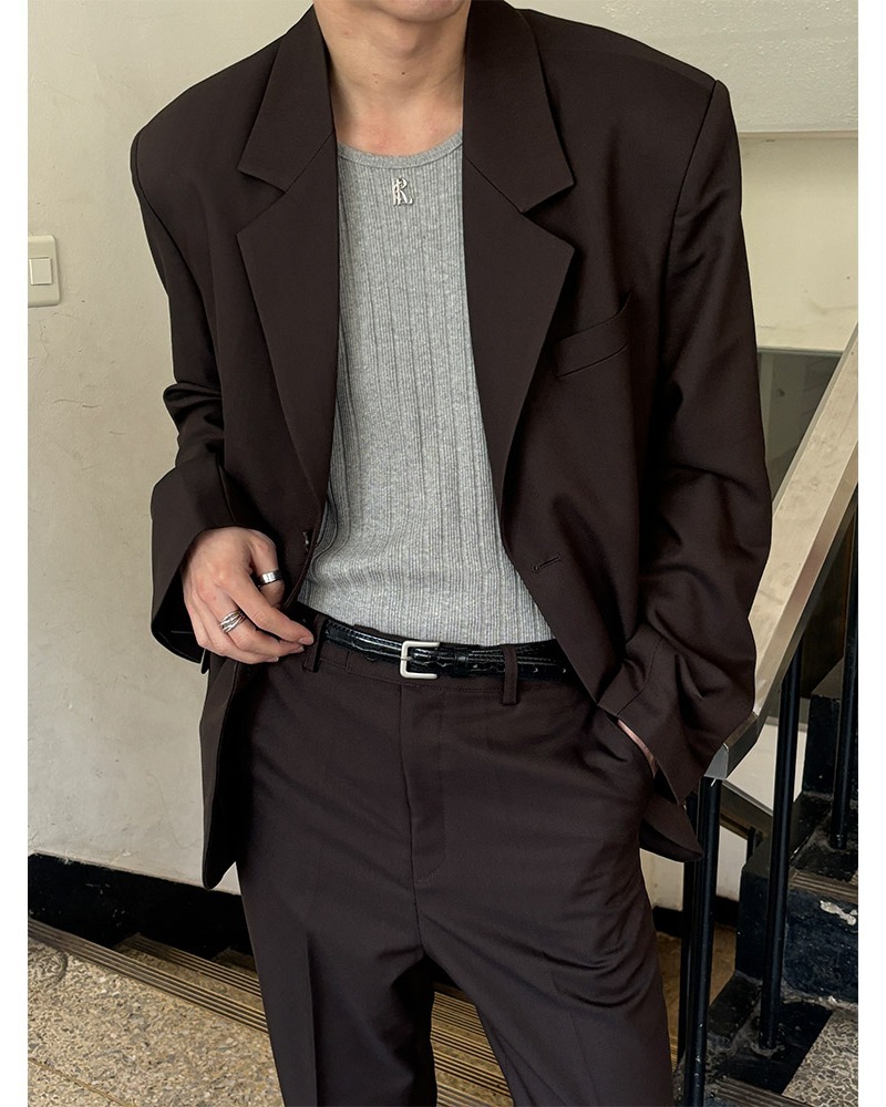 貝朗 雙扣西裝外套