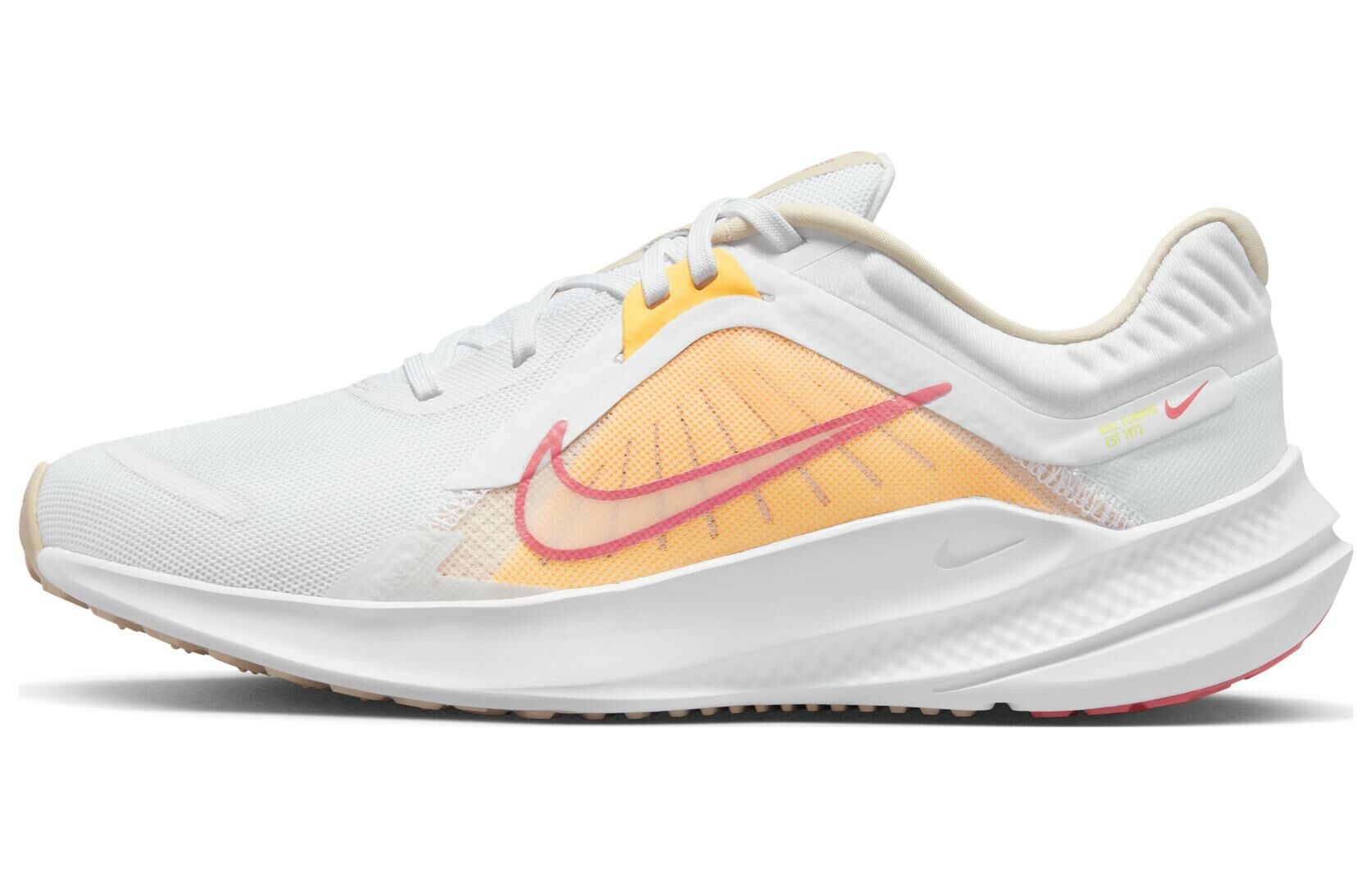 【代購】Nike Quest 5 White Metallic Silver Women's