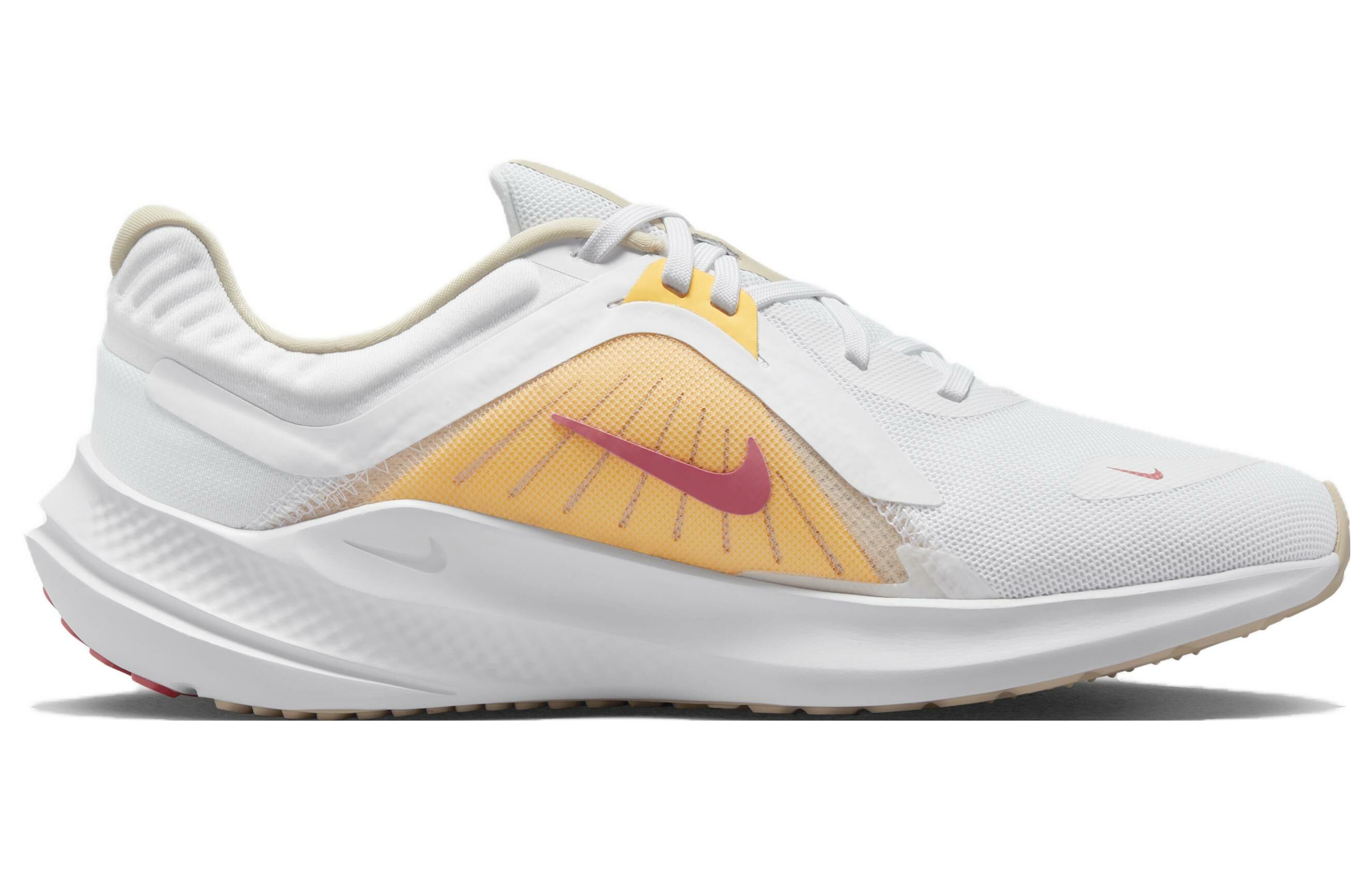 【代購】Nike Quest 5 White Metallic Silver Women's