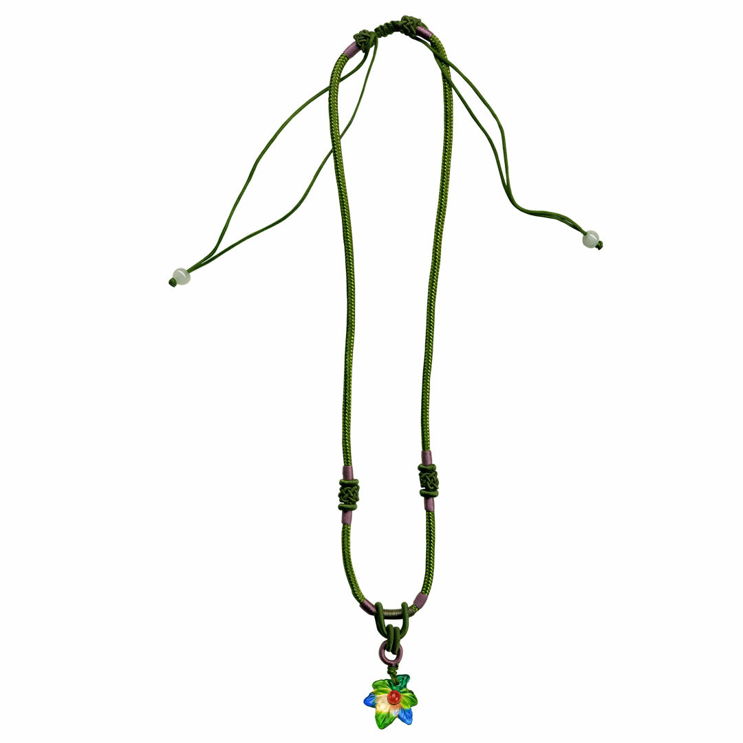 居家開運｜楓葉情 琉璃項鍊