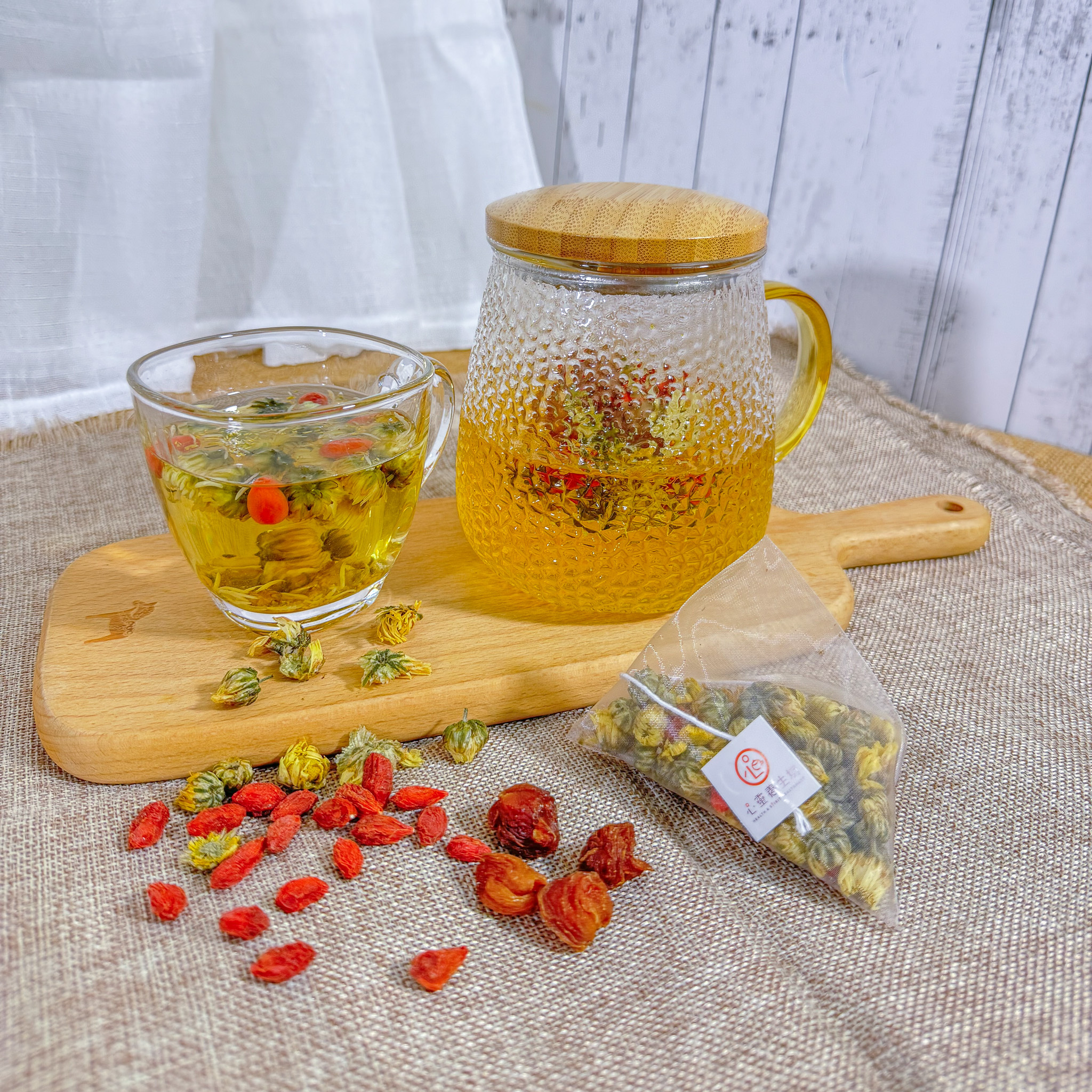 菊花杞子圓肉茶 (10小包)│清肝明目、消脂解壓