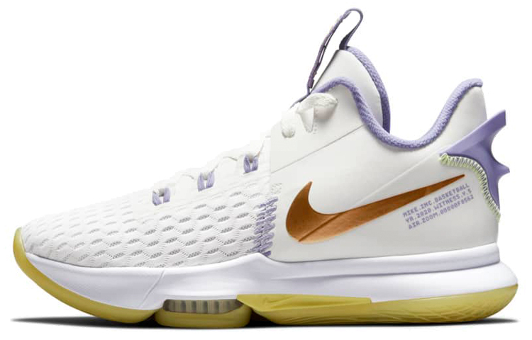 【代購】Nike LeBron Witness 5 'Summit White Metallic Bronze'