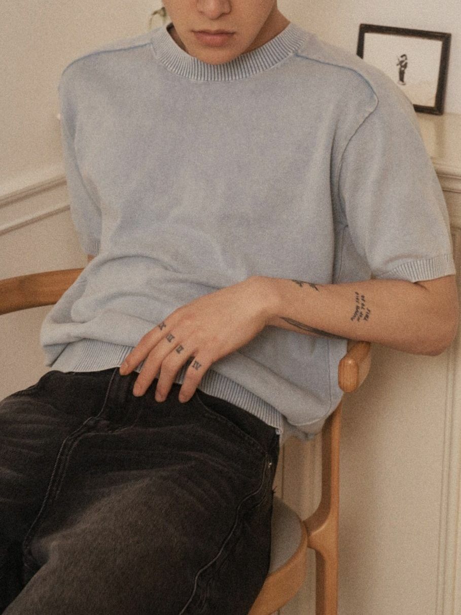 淨色圓領短袖Tee OUR ROOM-087T