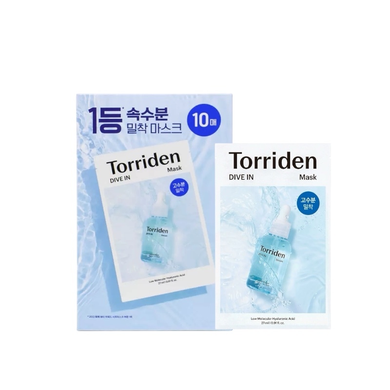 韓國Torriden桃瑞丹 5D微分子玻尿酸補水面膜