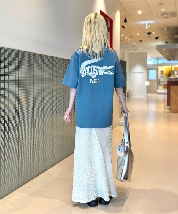 日本BEAMS × LACOSTE 別注限定 LOGO TEE