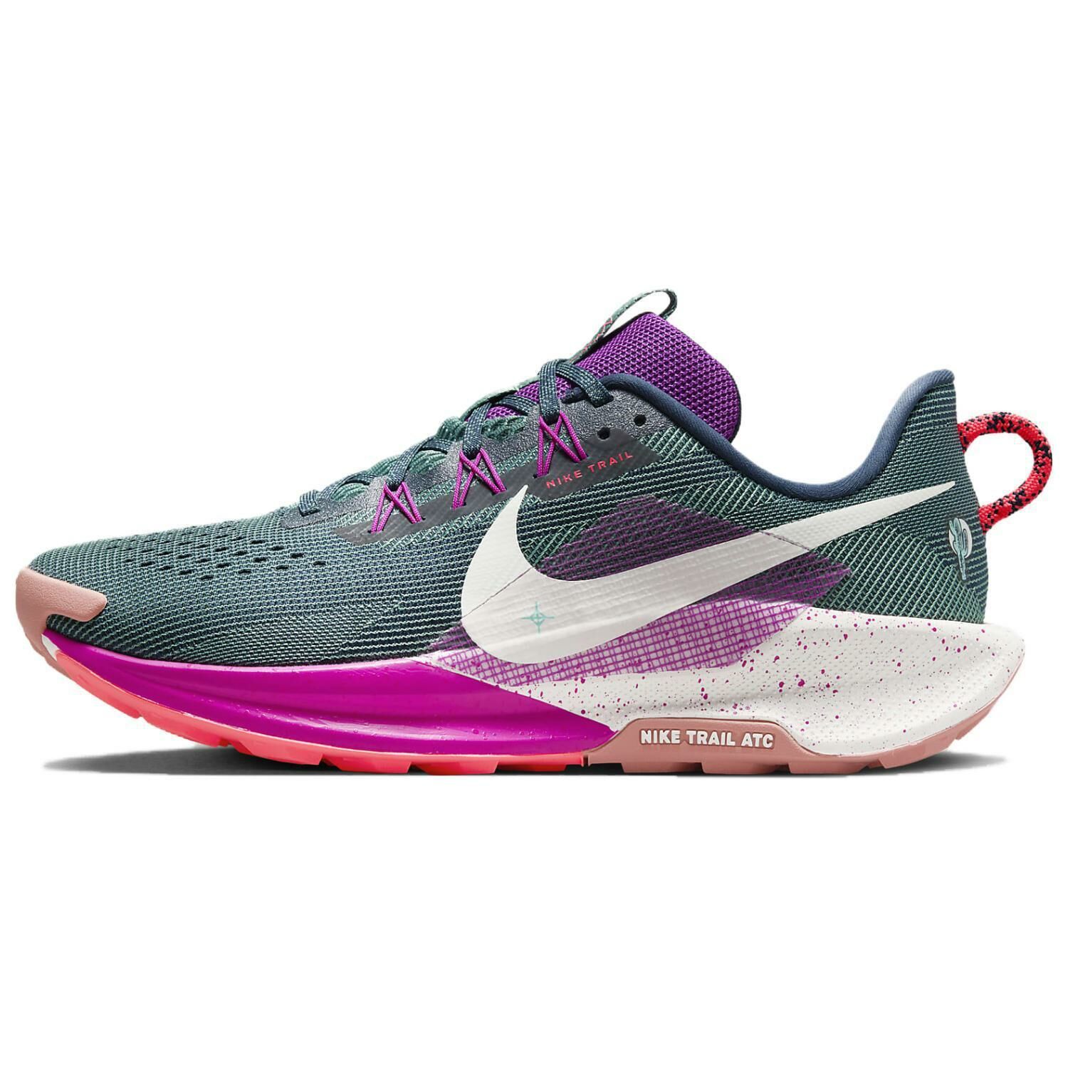 【代購】Nike React Pegasus Trail 5 'Armory Navy Vivid Grape Green Frost Phantom'