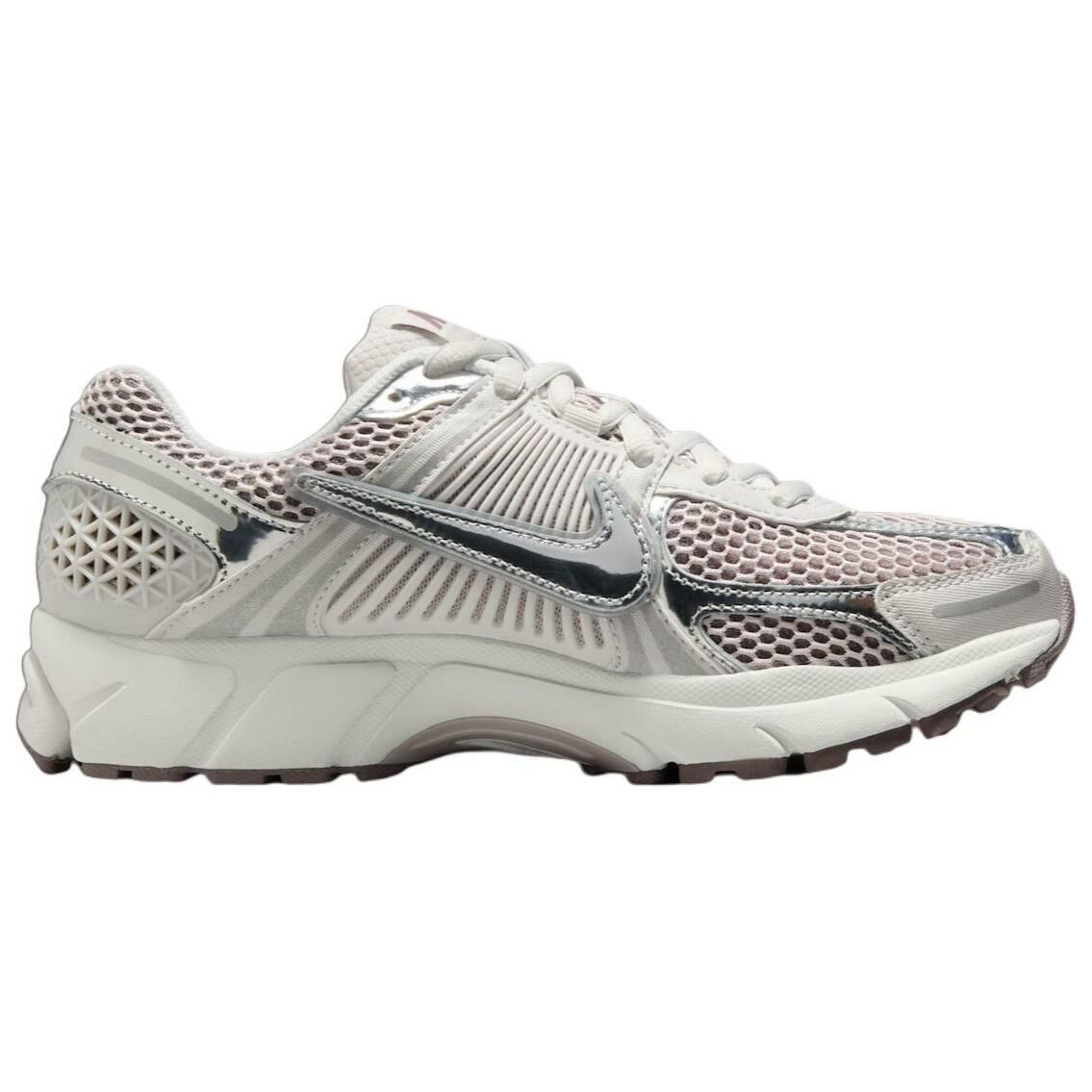 【代購】Nike Air Zoom Vomero 5 Anti-Slip Wear-Resistant Low-Top Running Shoes Women's White Silver