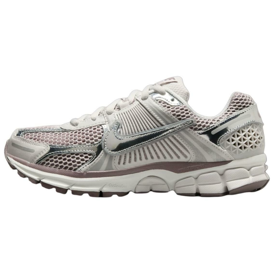 【代購】Nike Air Zoom Vomero 5 Anti-Slip Wear-Resistant Low-Top Running Shoes Women's White Silver
