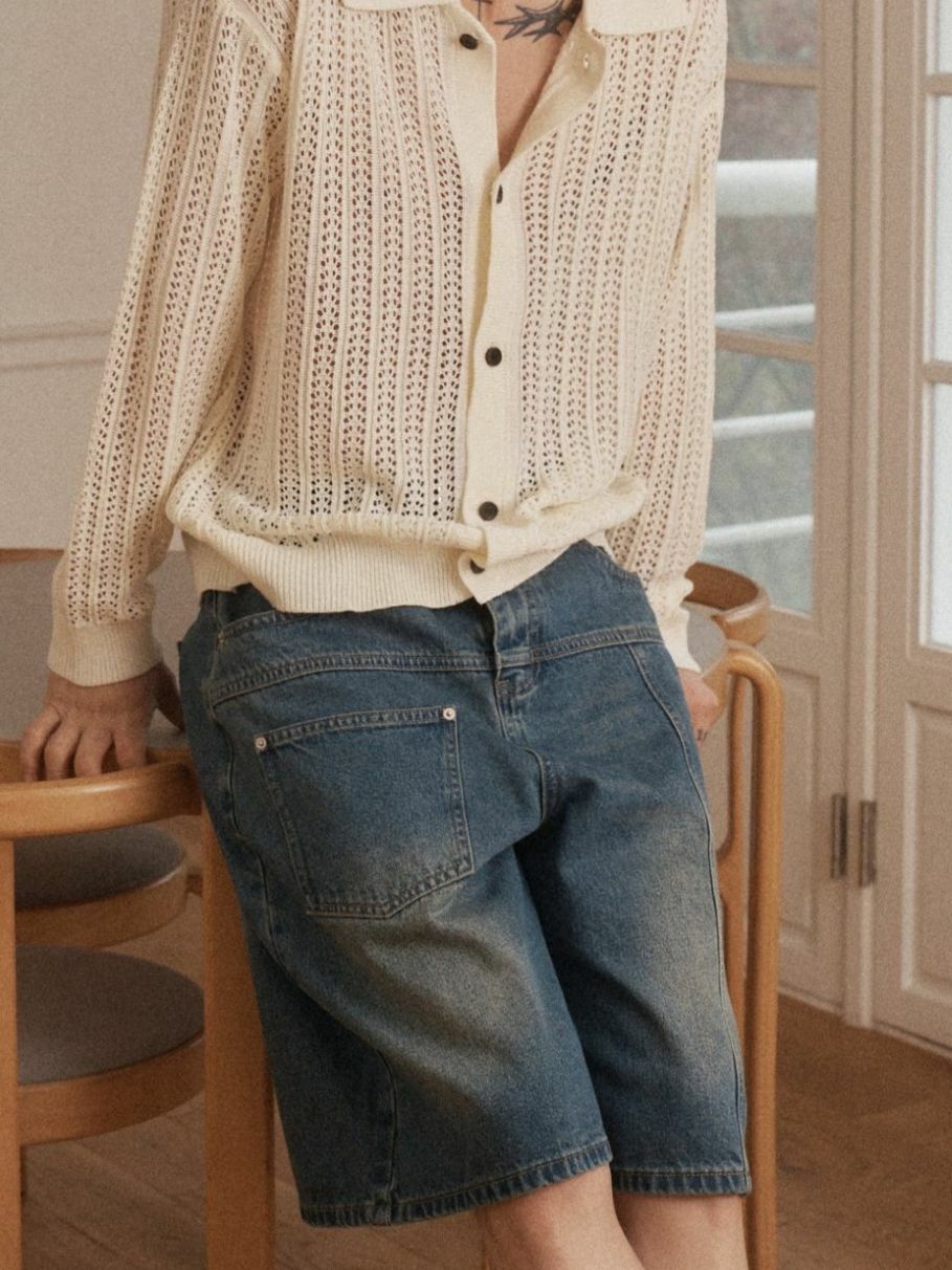 洗水牛仔短褲 OUR ROOM-090P