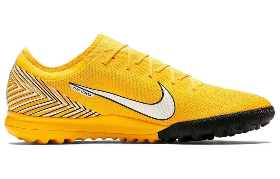 【代購】Nike Mercurial Vapor 12 AG Rubber Short Studs Cushioning Wear-Resistant Soccer Shoes Unisex Yellow Black