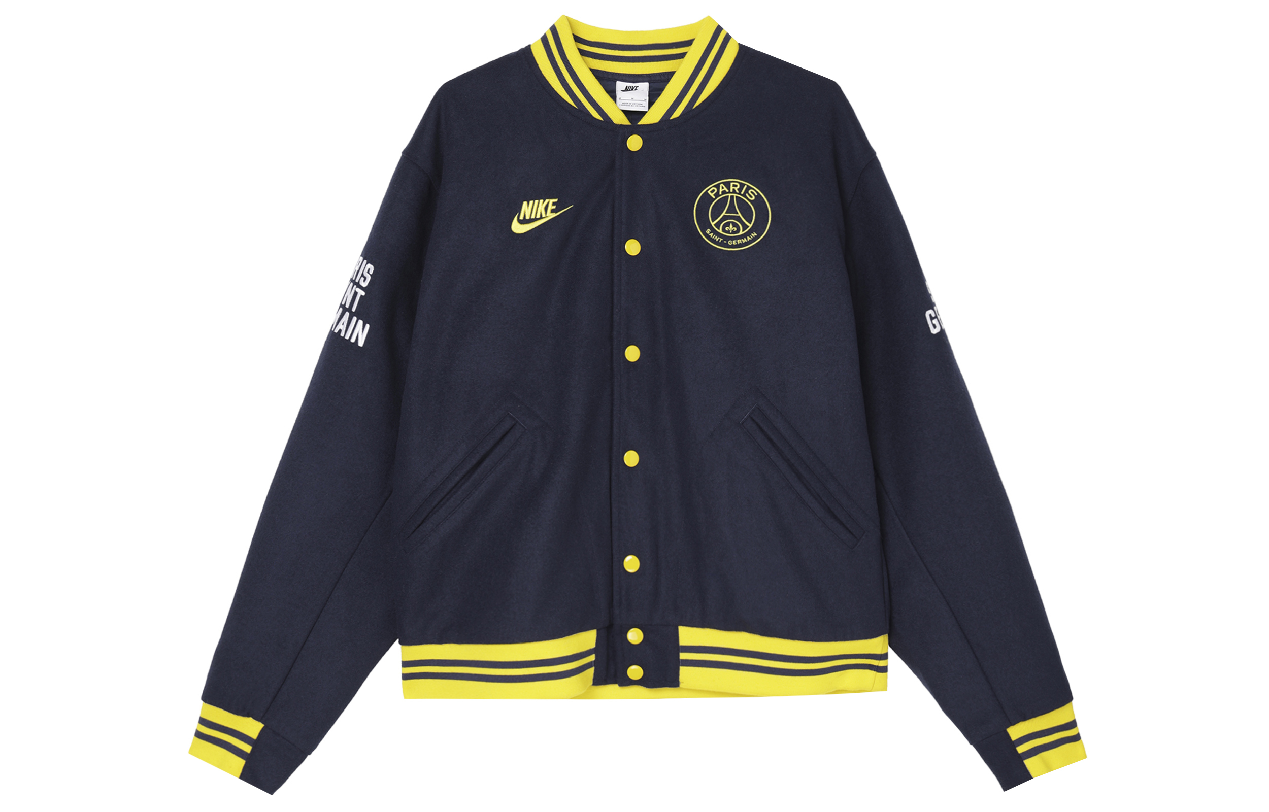 【代購】Nike Paris Saint Germain AUTHENTICS Jackets & Coats Men's Deep Navy Blue