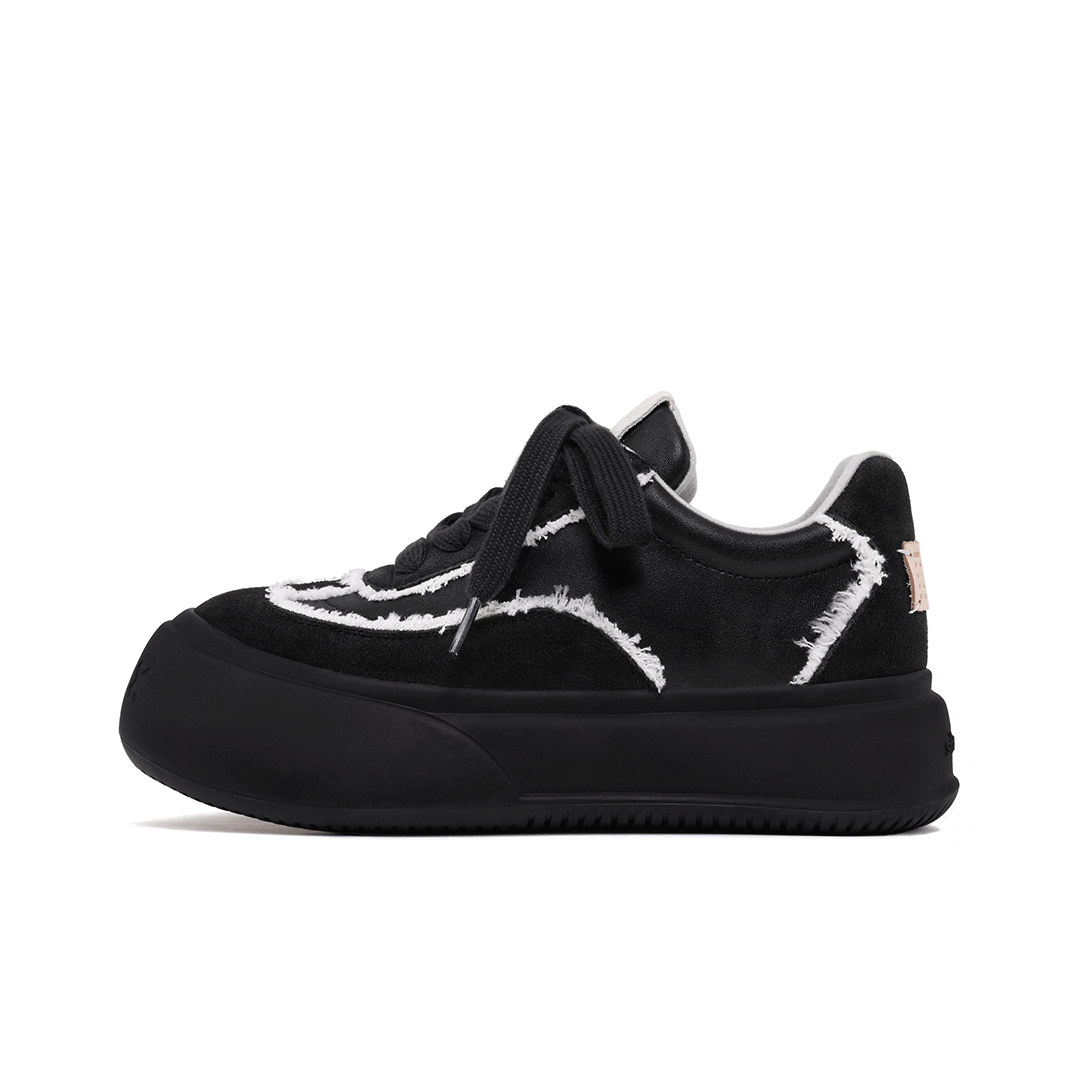 【代購】SOAP OPERA Dexun Series Skateboard Shoes Unisex Low-Top Black/White
