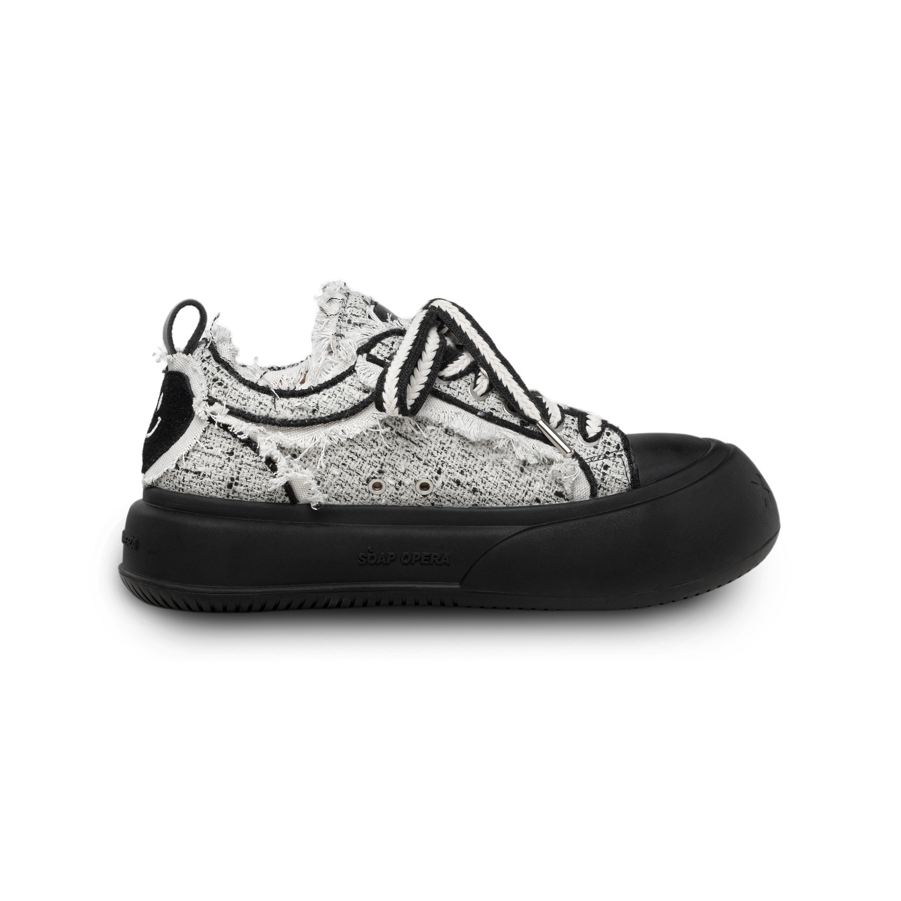 【代購】SOAP OPERA Basic Collection Anti Slip And Wear Resistant Height Increasing Low Top Canvas Shoes Unisex Black White