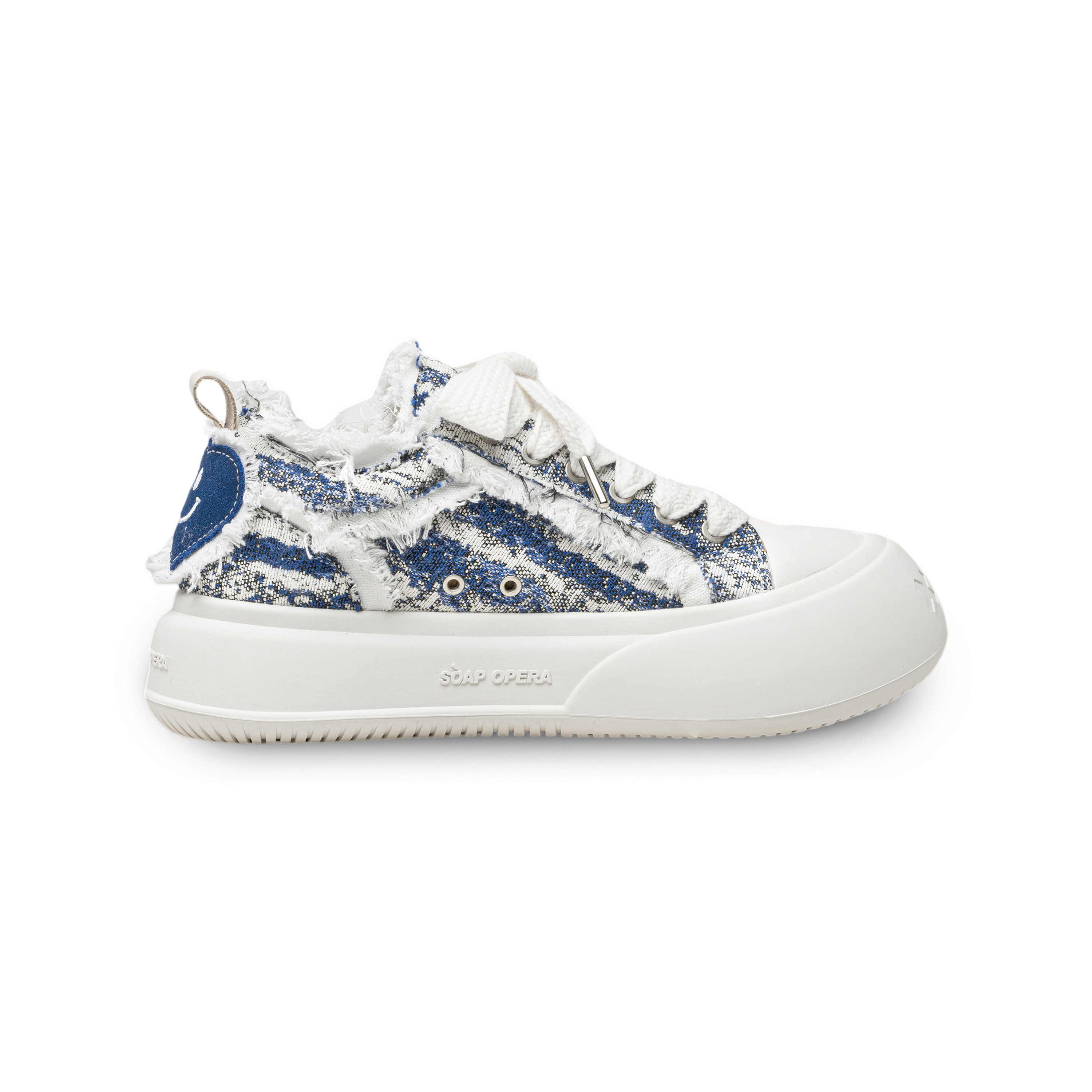 【代購】SOAP OPERA Basic Collection Canvas Shoes Unisex Low-Top Blue/White