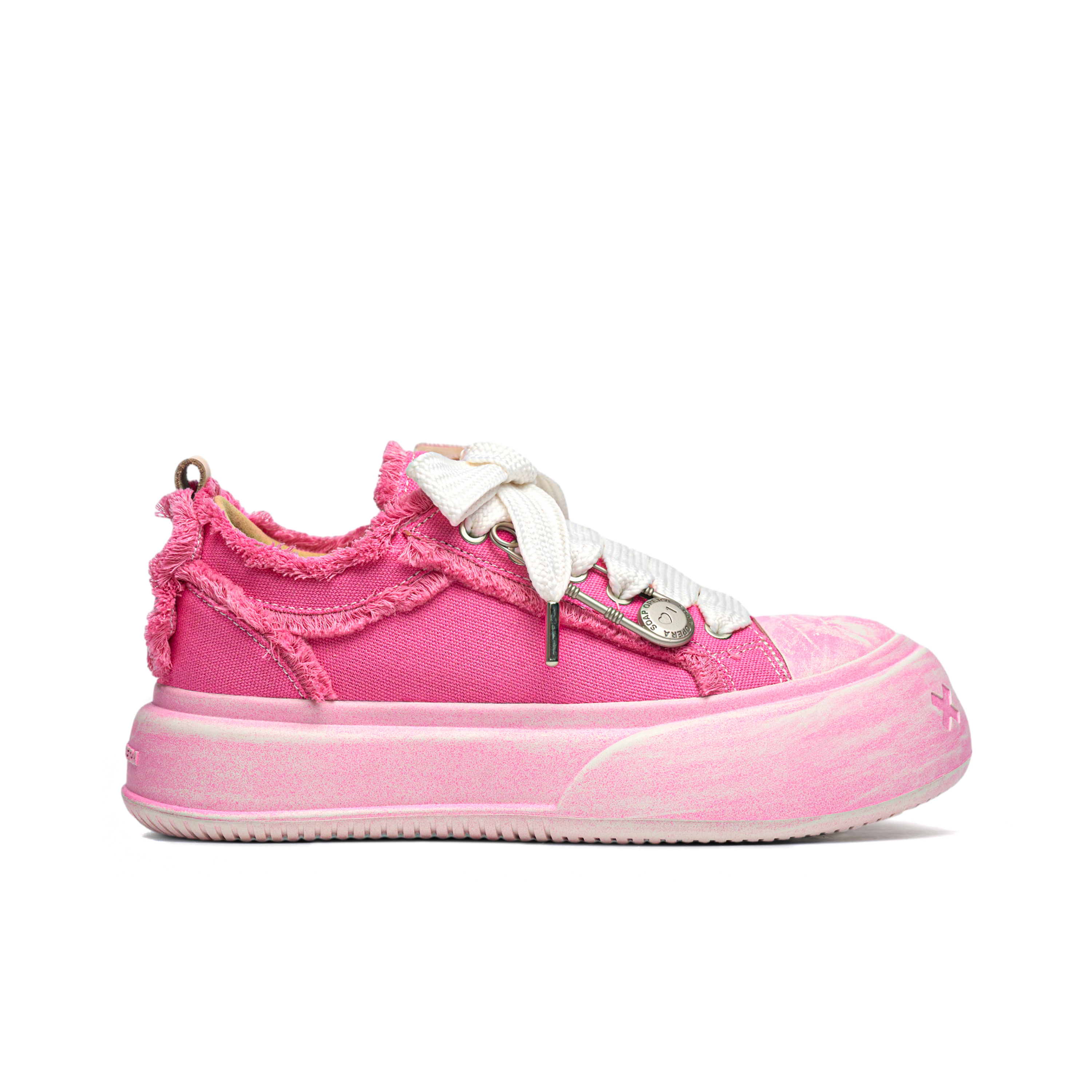 【代購】SOAP OPERA Wiping Color Series Canvas Shoes Unisex Low-Top Pink