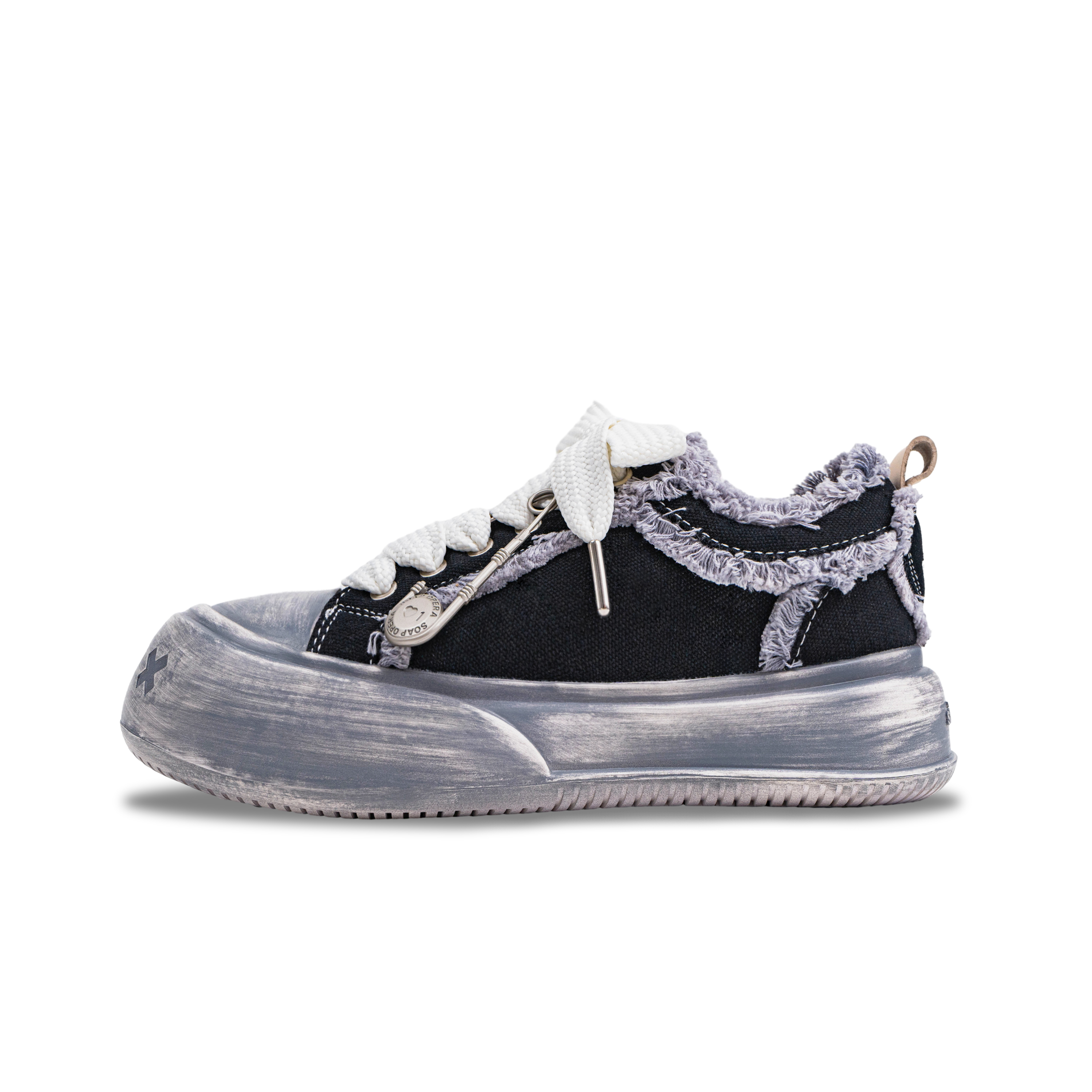 【代購】SOAP OPERA Wiping Color Series Canvas Shoes Unisex Low-Top Gray