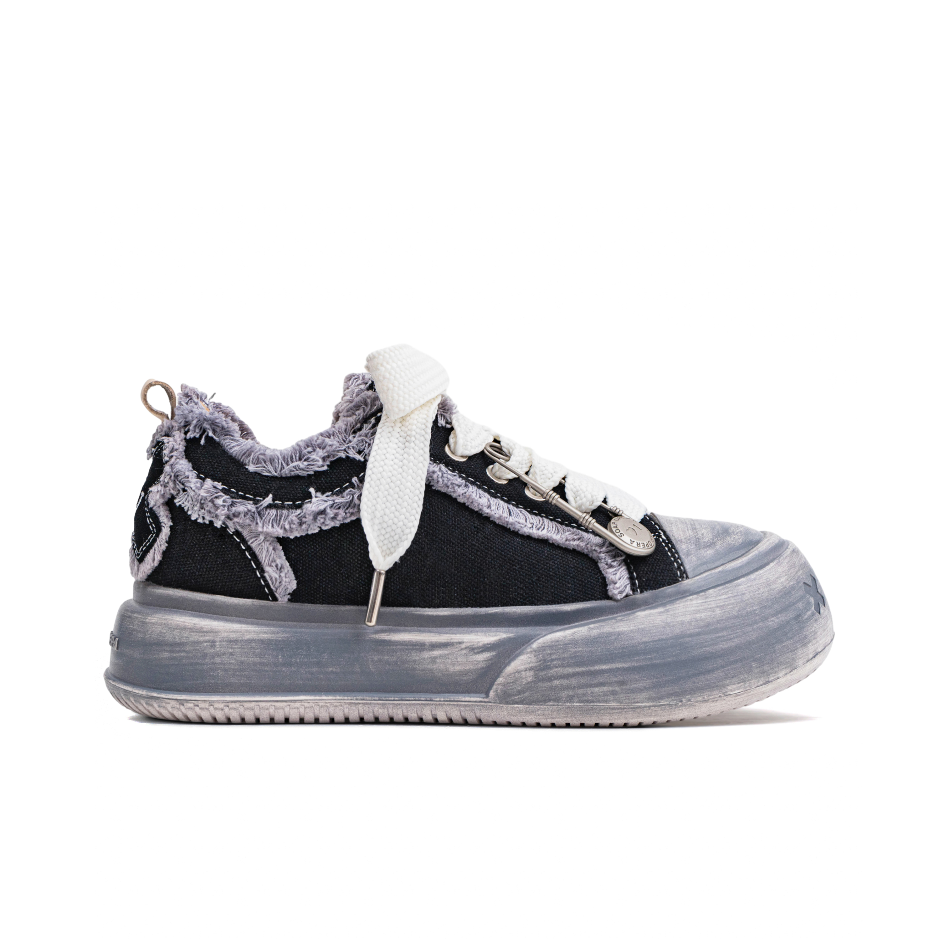 【代購】SOAP OPERA Wiping Color Series Canvas Shoes Unisex Low-Top Gray