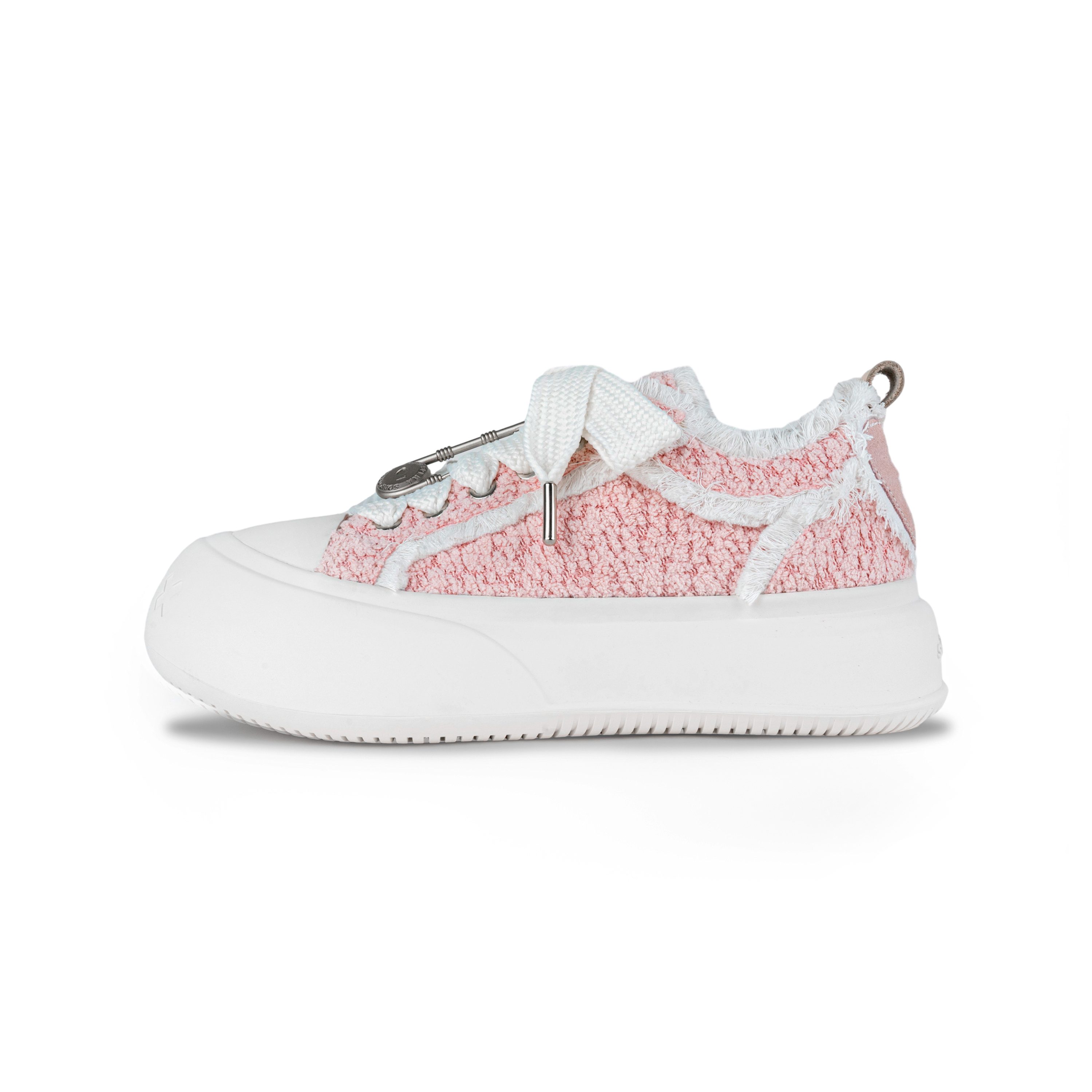 【代購】SOAP OPERA Fluffy Series Laugh Anti Slip Wear Resistant Low Top Canvas Shoes Unisex Pink White