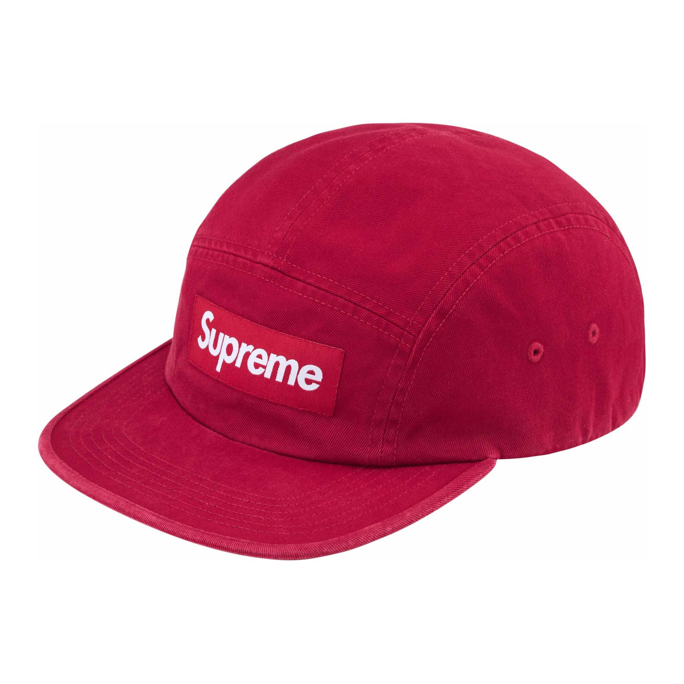 【代購】Supreme Washed Chino Twill Camp Cap SS25