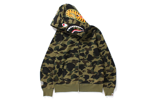 【代購】A BATHING APE 1st Camo Shark Full Zip Hoodie