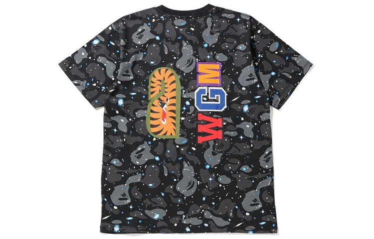 【代購】A BATHING APE Space Camo Shark Tee