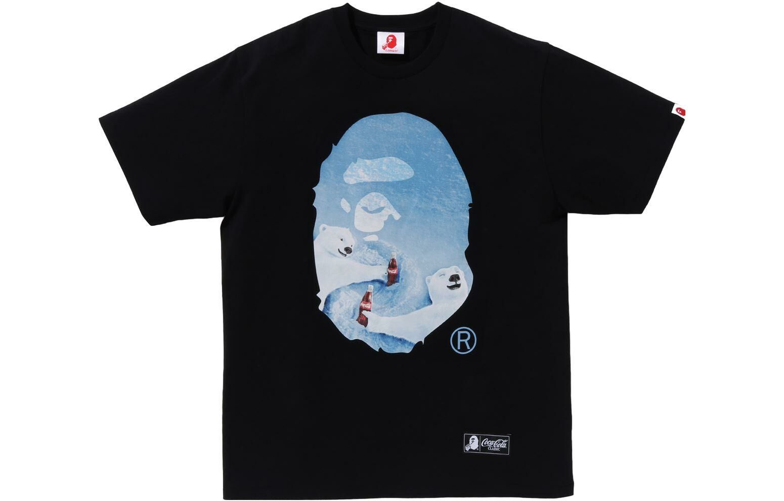【代購】A BATHING APE X Coca Cola Photo Ape Head Tee